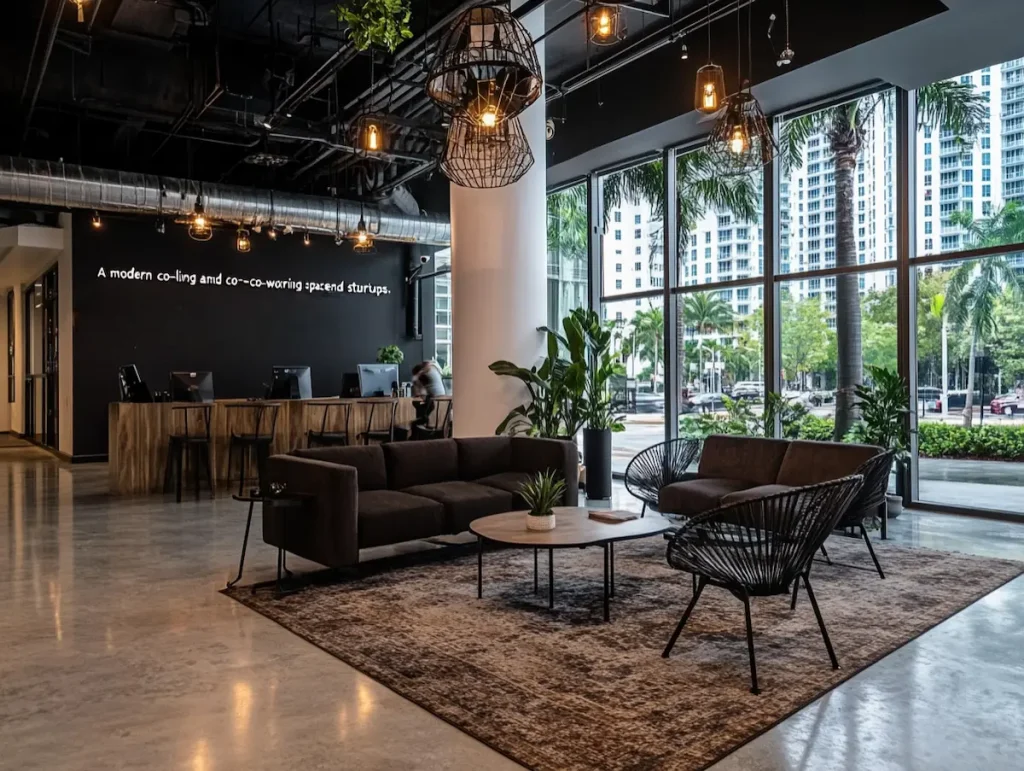 Miami’s innovative co-living and co-working spaces are transforming tech work. Flexible living solutions and sustainable designs